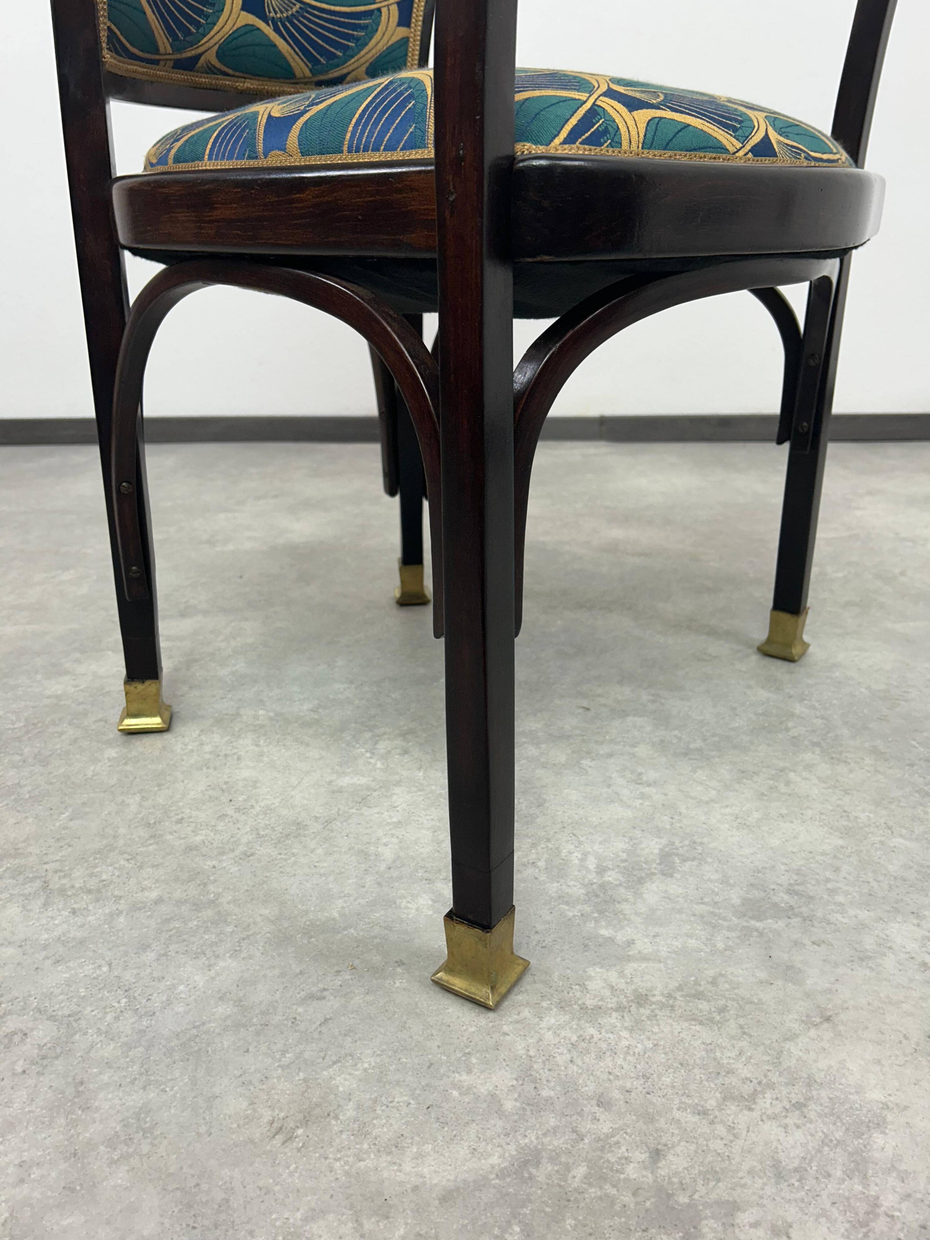 Chaise de bureau Jugendstil no.717 par Gustav Siegel