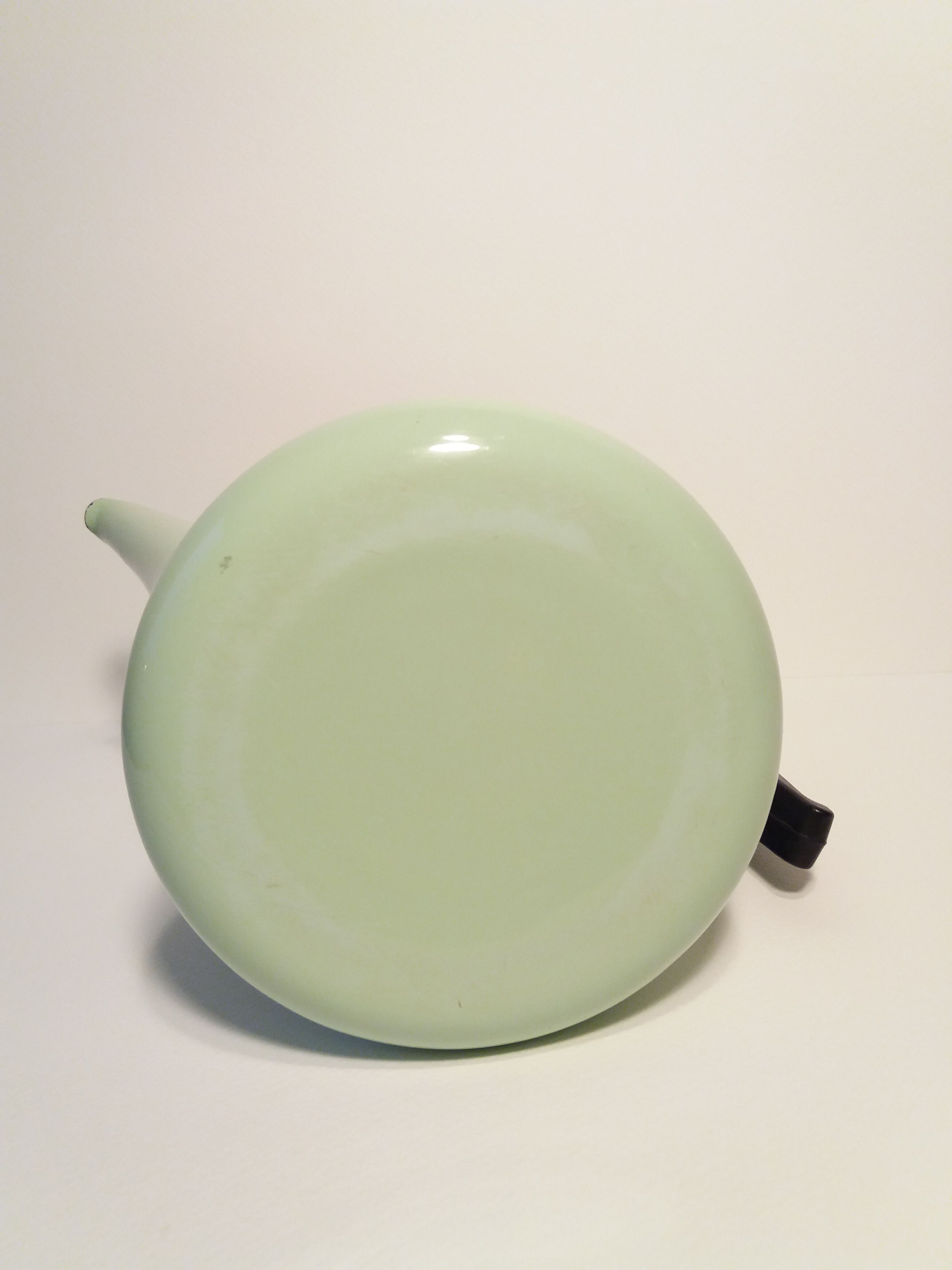 Coffee maker Mint green enamel