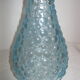 Pair of blue-coloured Empoli decanters