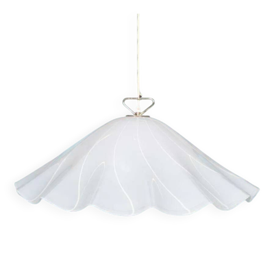Suspension vintage en verre Kalmar Fazzoletto