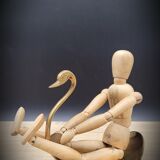 Empty swan brass pocket