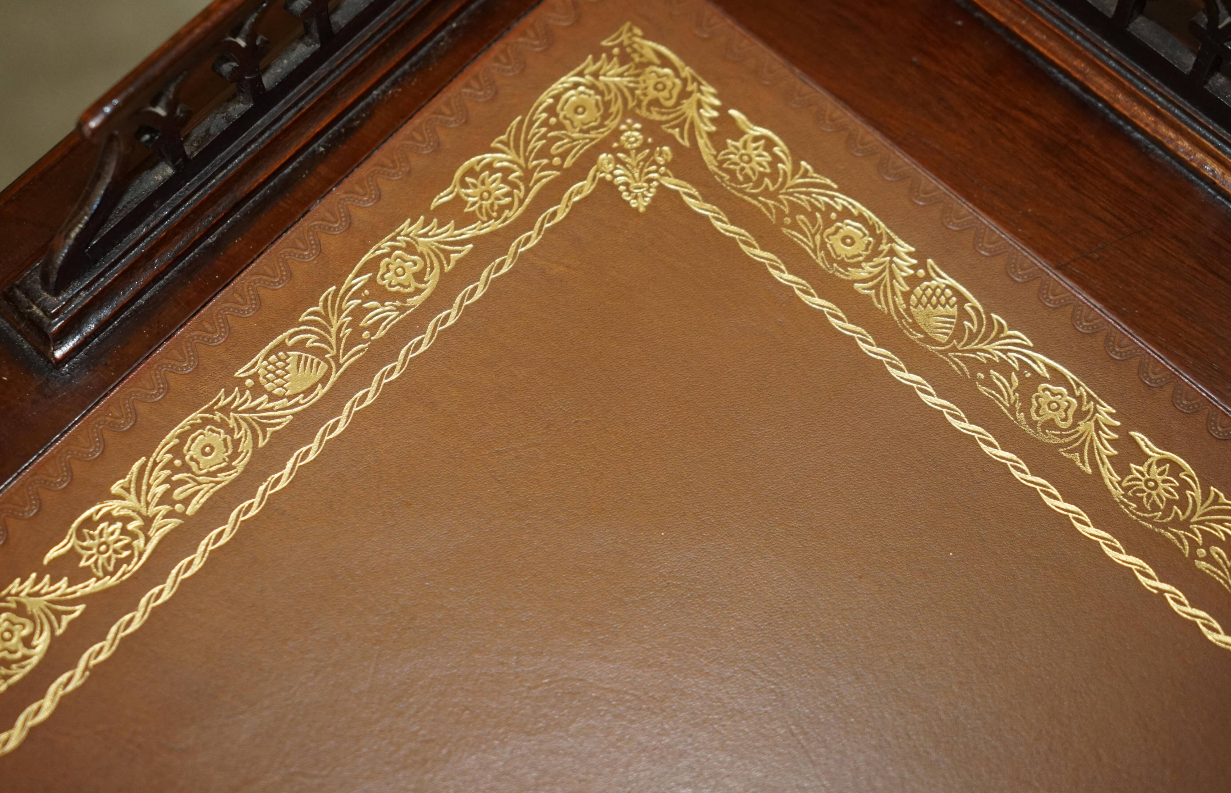 Chinese Chippendale bureau restored by Edward & Roberts