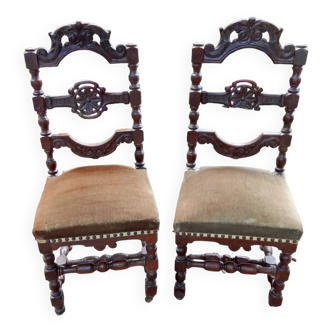 Chaises massives