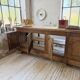 Rustic sideboard XXL 4m solid oak 1950