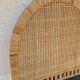 Rattan wicker headboard