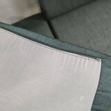 Vintage 70s armchair / sofa / couch with chrome frame