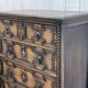 Commode anglaise en chêne des années 1950