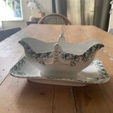 Saucière BFK Boch Frères Keramis modèle Capucines