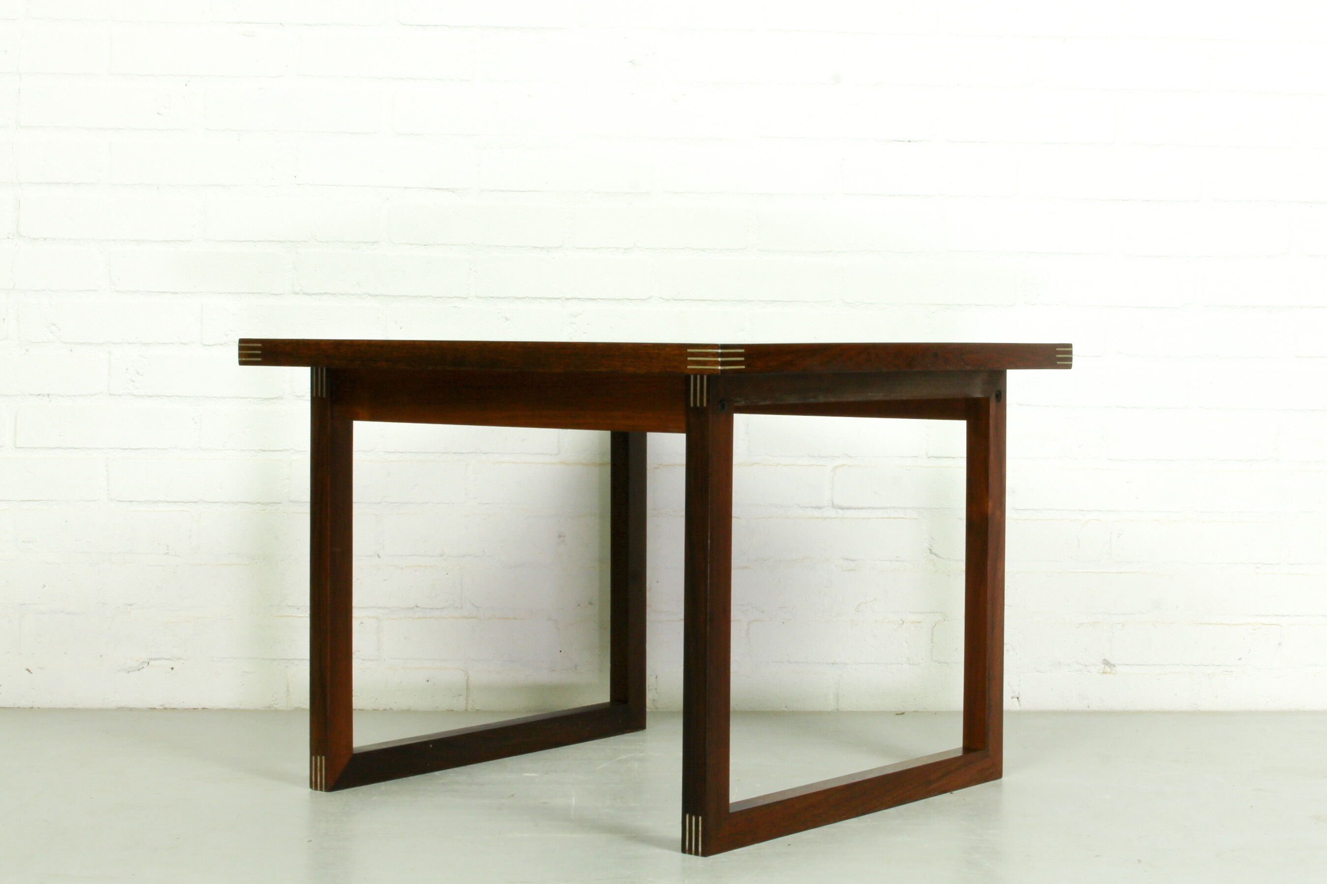 Rosewood danish modern coffee table Rud Thygesen for Heltborg Møbler , 1960s