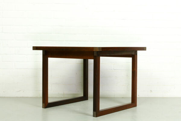Table basse moderne danoise en bois de rose Rud Thygesen pour Heltborg Møbler, années 1960