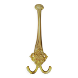 Double bronze hook - coat and hat hooks
