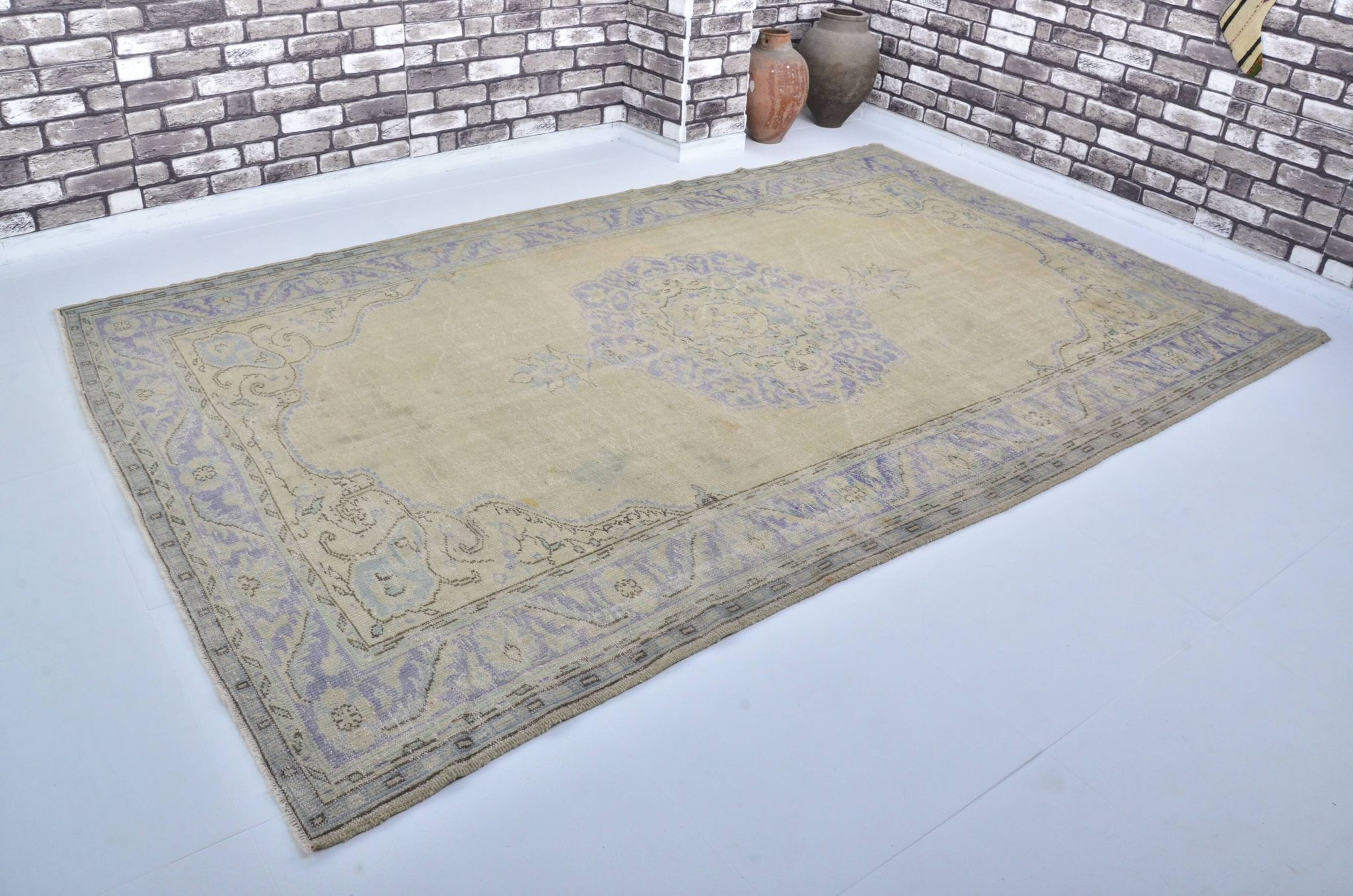 Tapis fait main turc Oushak sku 3165