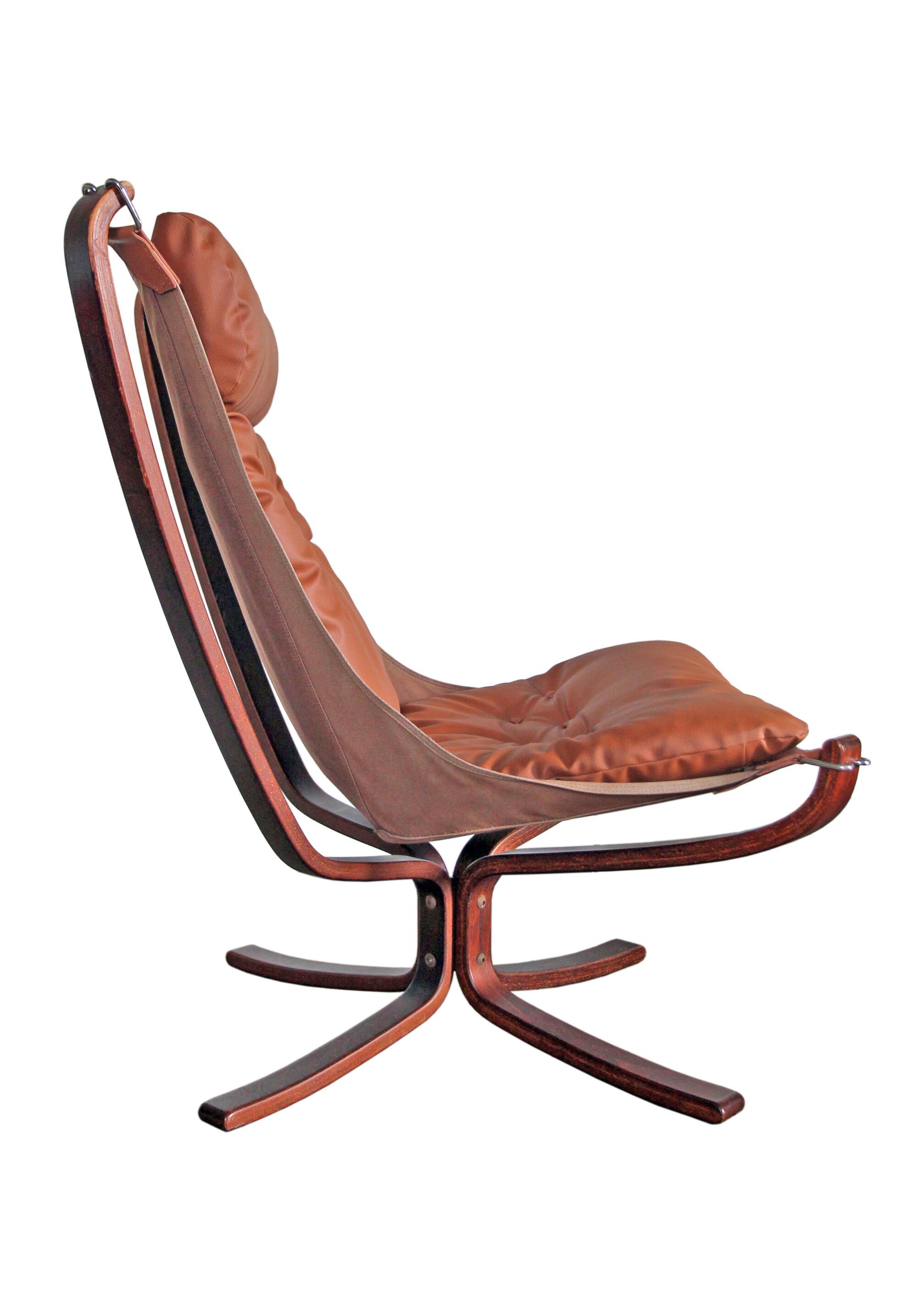 Falcon armchair, Sigurd Ressell for Vatne Mobler, 1970s