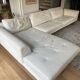 Roche Bobois leather corner sofa