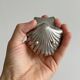 set of 3 metal shell bowls