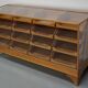 Antique Shop Counter in English Beech, circa 1920-1930