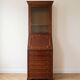 Vintage wooden secretary cabinet with storage.