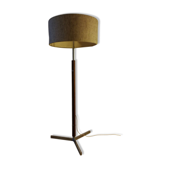 Adjustable floor lamp in walnut and metal 1960