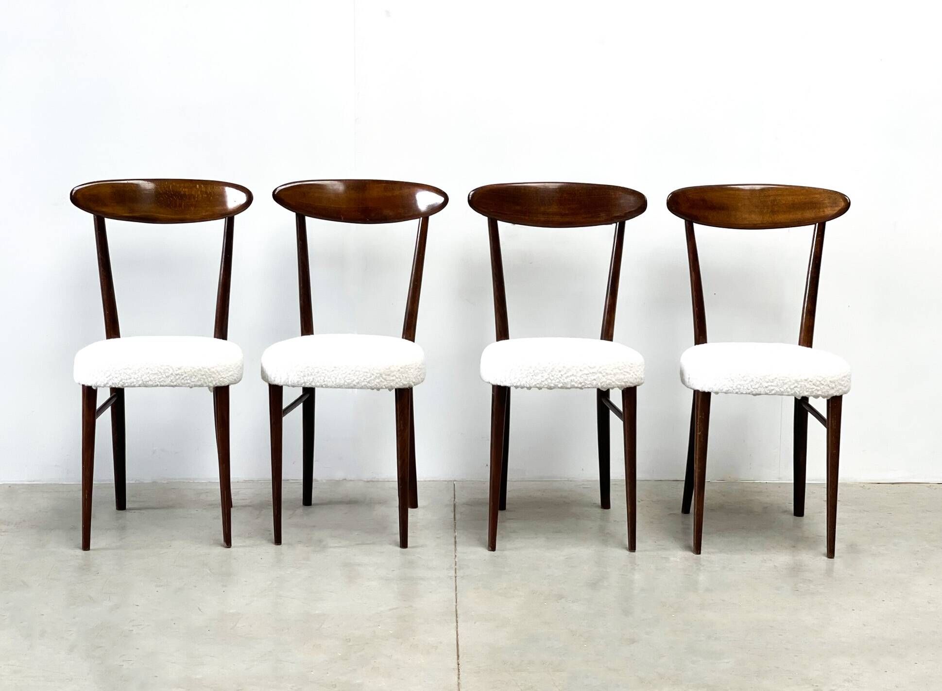 Vintage italian dining chairs, 1960s