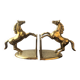Goldeneye brass décor horses