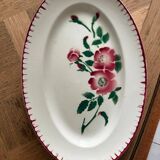 Oval plate Sarreguemines & Digoin