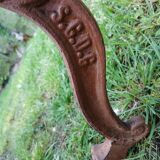 Pair of antique bistro tables