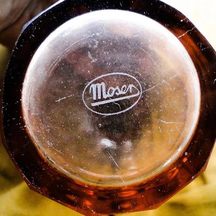 Carafe Moser Art déco