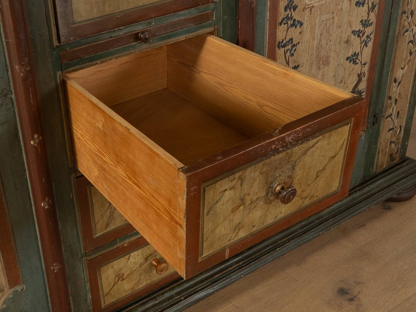 Antique wardrobe from the 19th century