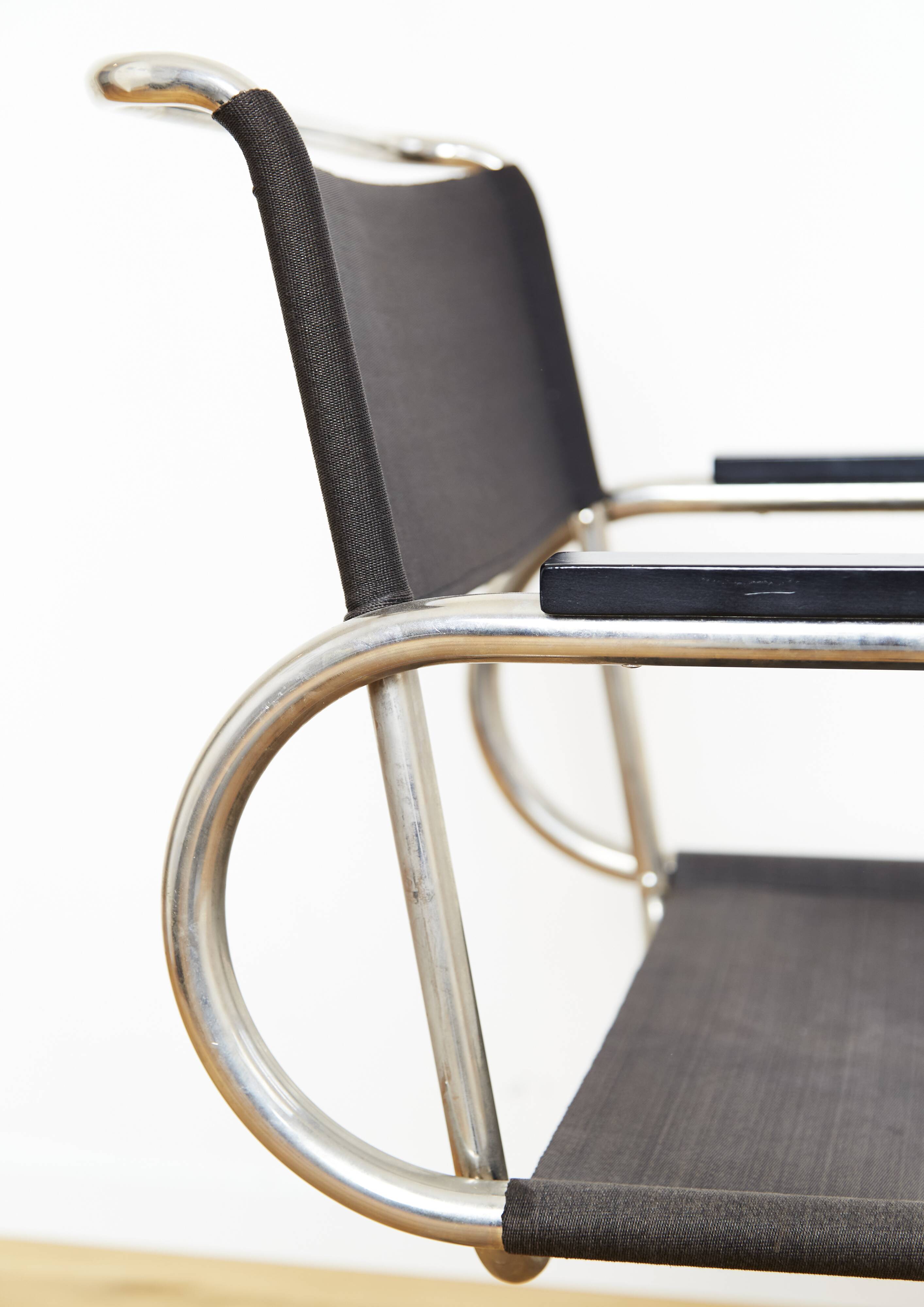 Marcel Breuer Bauhaus Armlehnstuhl D40 für Tecta