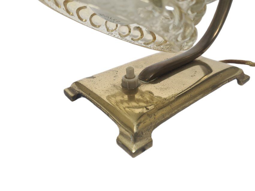 Art Deco bedside lamp, Belgium, 1950s