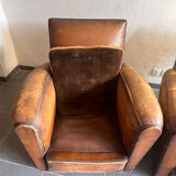 Paire de fauteuils club
