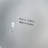 Vintage oyster dish set/Pornic/12 plates + 1 dish