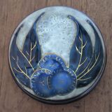 Camille THARAUD Signed circular porcelain box. 15 cm