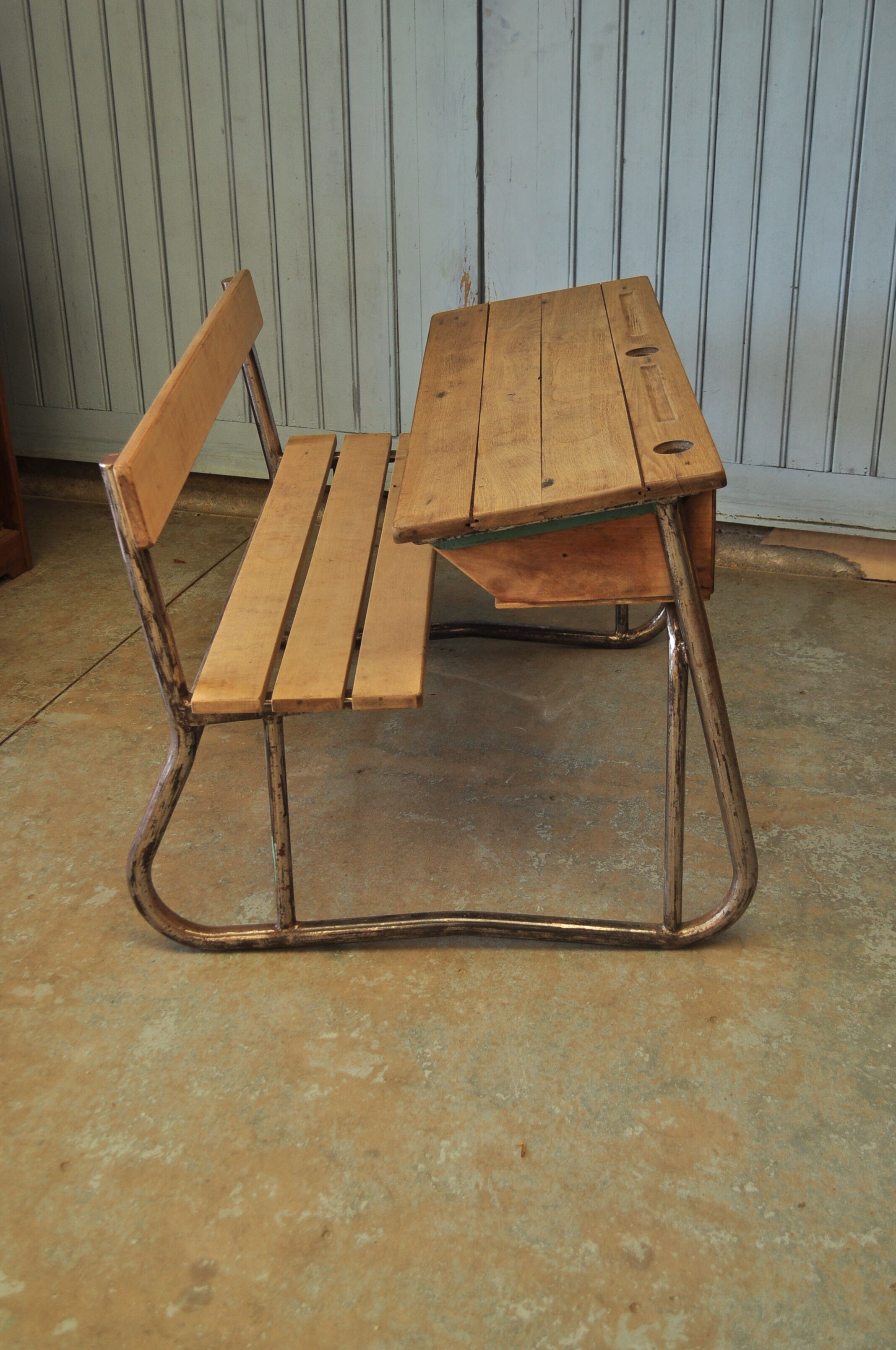 Double school desk