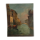 Oil on wood View of Venice at sunrise for the 40s