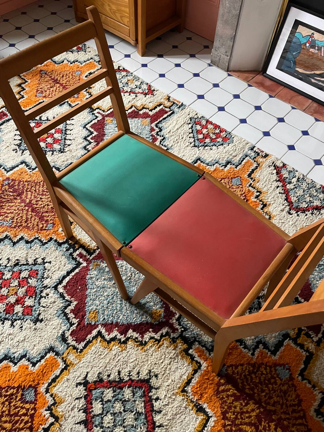 Duo de chaises des années 50