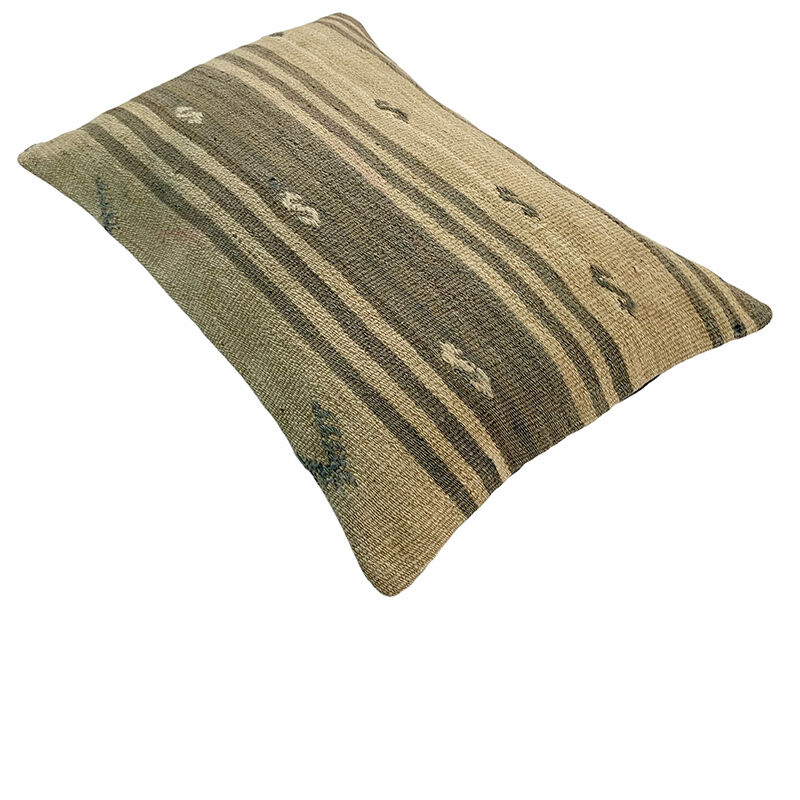 Vintage turkish handmade kilim cushion cover 40x60 cm