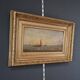 Tableau "Return to Port", oil on panel, signed Gilbert – Late 19th century