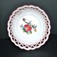 Openwork earthenware basket cup by Malicorne Emile Tessier
