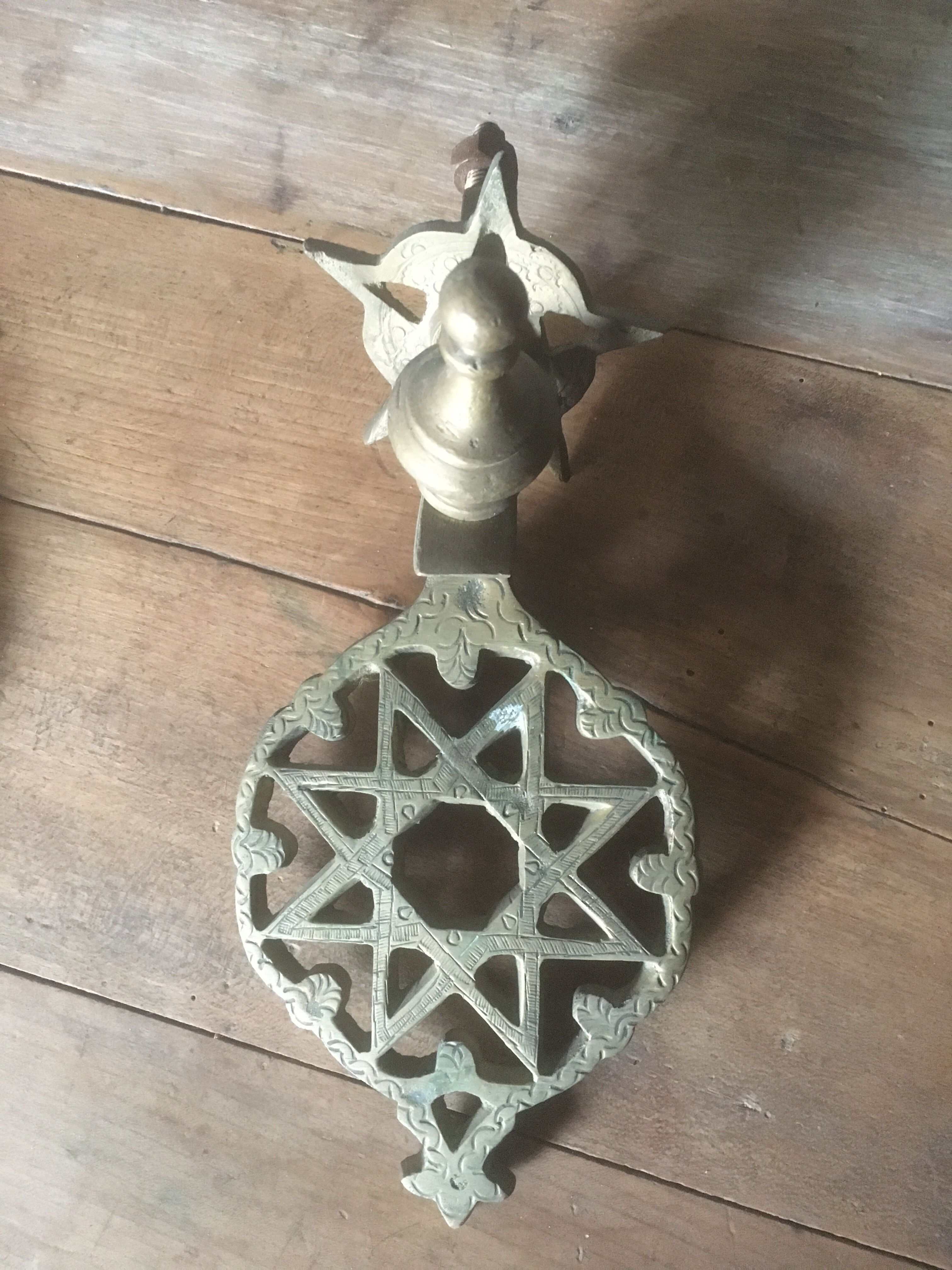 Brass door knocker