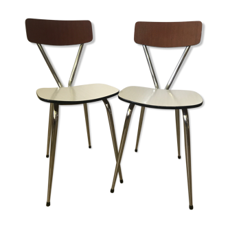 Formica chair duo