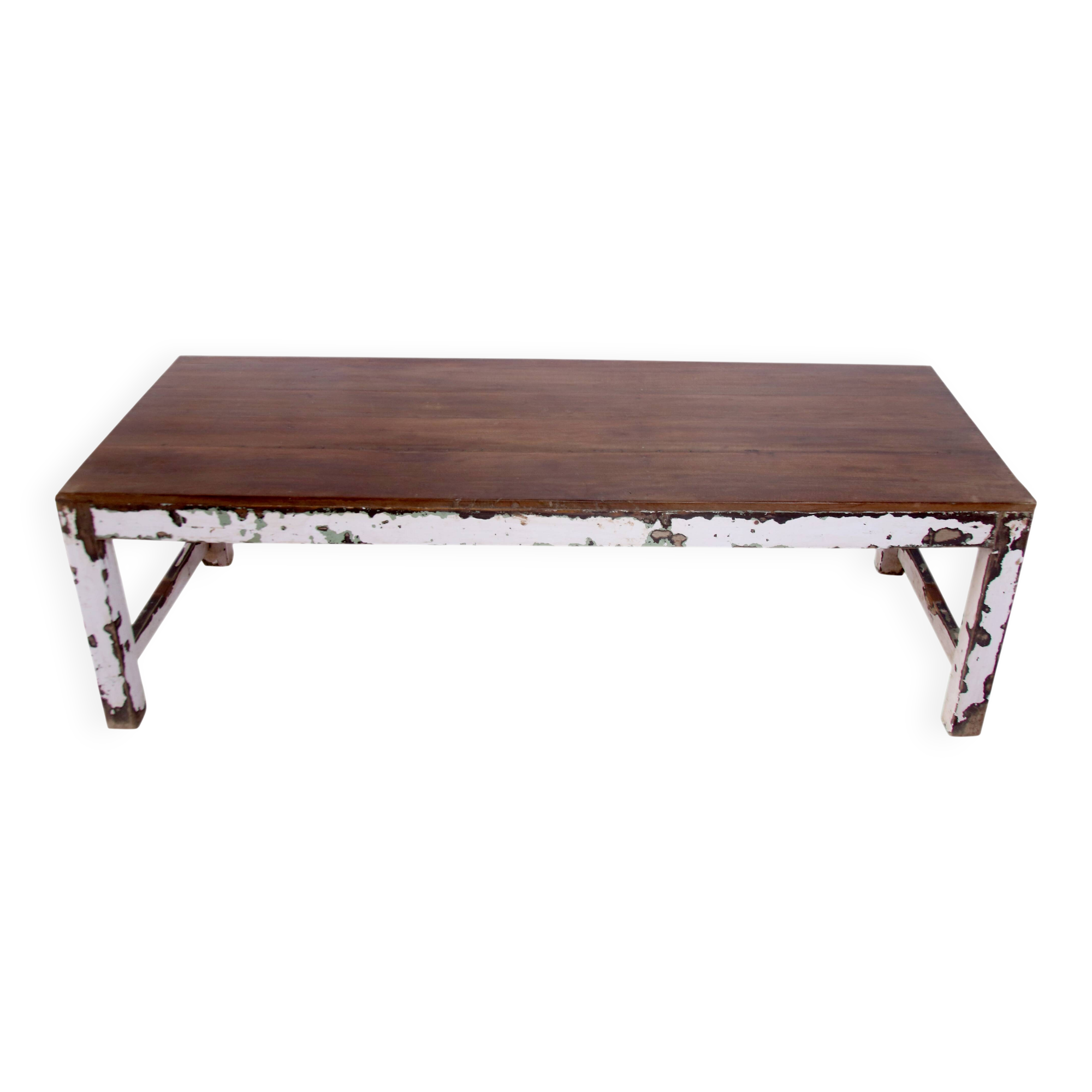 Burmese teak coffee table