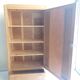 Vintage wardrobe of the 50's with 1 door