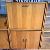 Modular vintage showcase library modernist style / Minvielle - 50s/60s