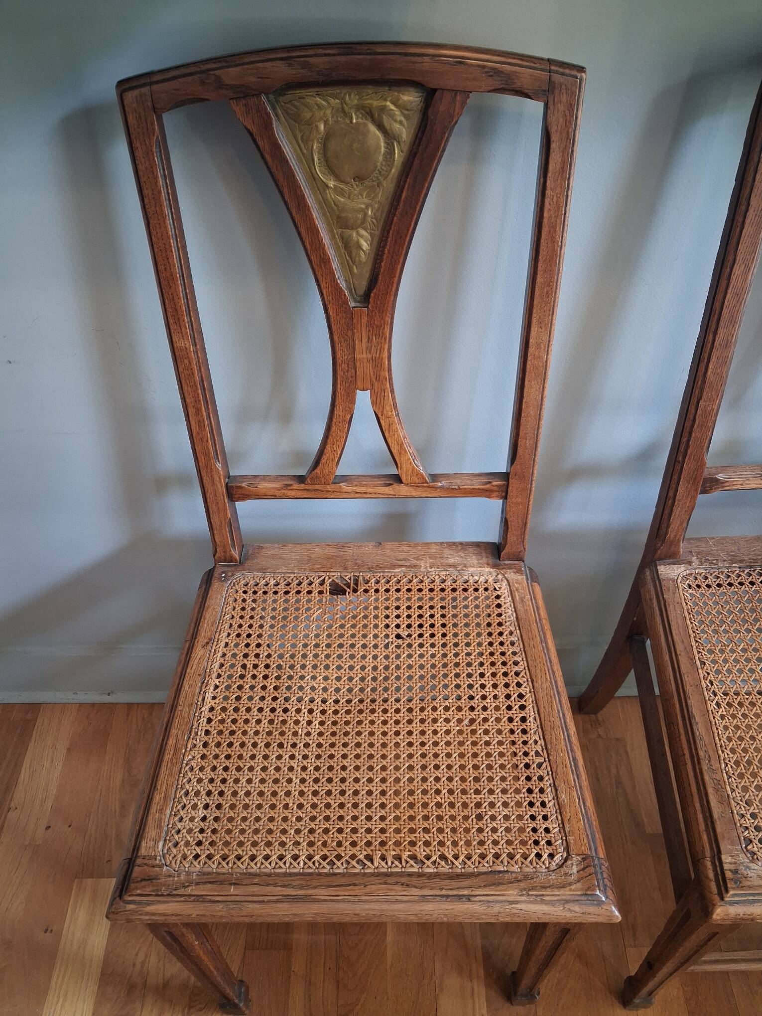 chaises Art Nouveau