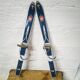 Pair of old wooden skis for children
