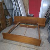 Scandinavian teak bed from the 1960s.