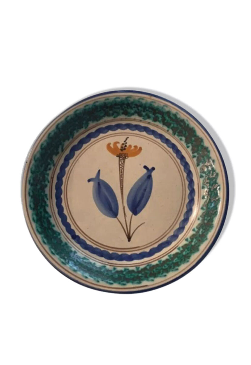 Enamelled ceramic plate igor stefano