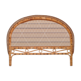 Vintage rattan bed head