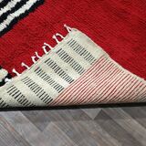 Traditional handmade pure wool Berber rug size 2/3 m